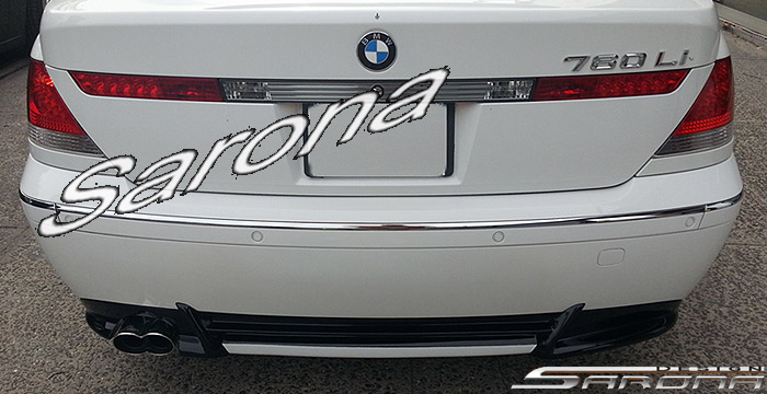 Custom BMW 7 Series  Sedan Rear Lip/Diffuser (2002 - 2005) - $389.00 (Part #BM-029-RA)